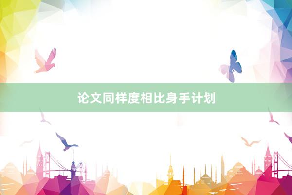 论文同样度相比身手计划